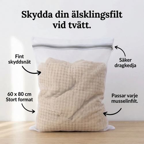 Tvättpåse för musselin
